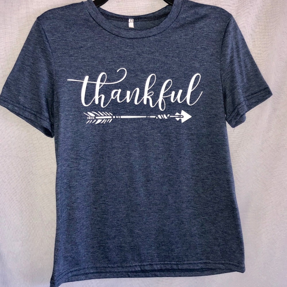 Blue graphic tee